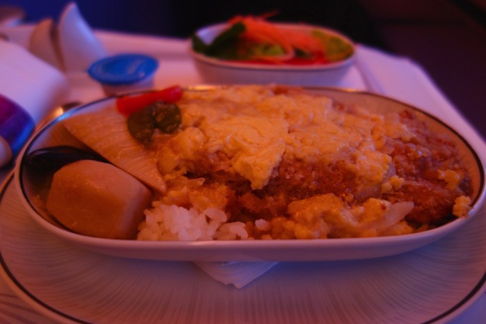 タイ航空ビジネスクラスA380 機内食